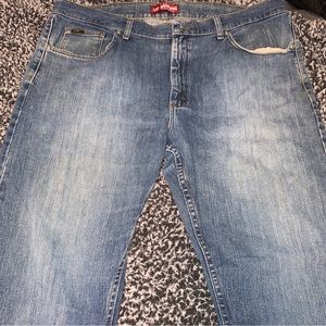 Lee Mens Premium Select Relaxed Fit Straight Leg Denim Jeans 42 x 30